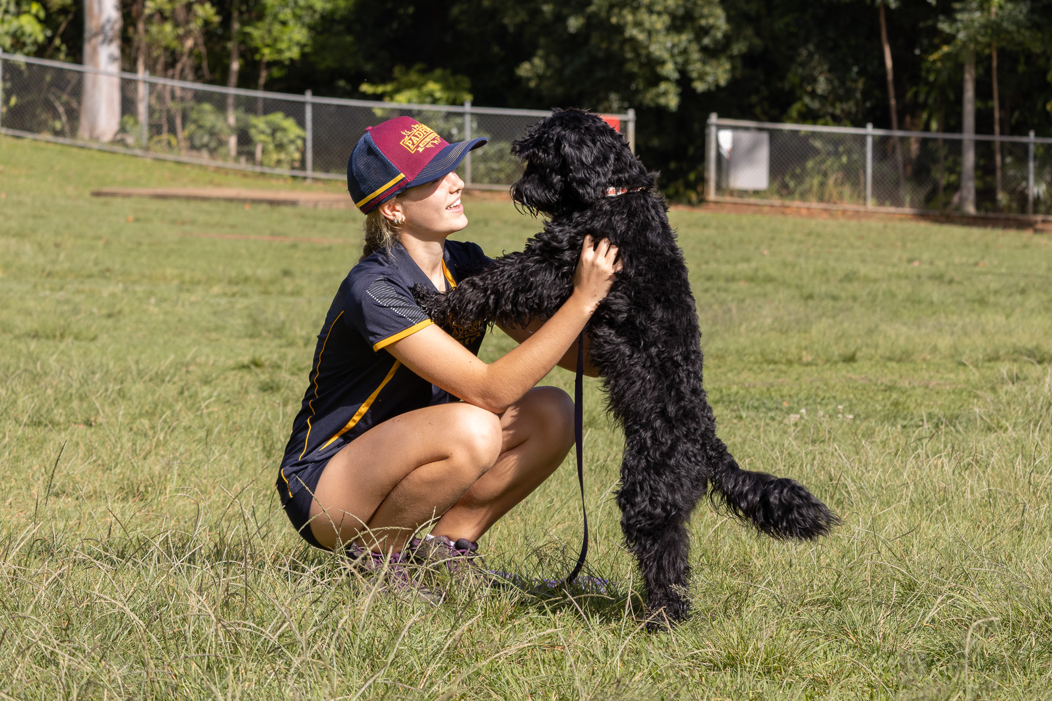 Kirra Thomas with Peppa